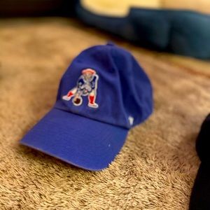 Royal Blue NE Patriots hat